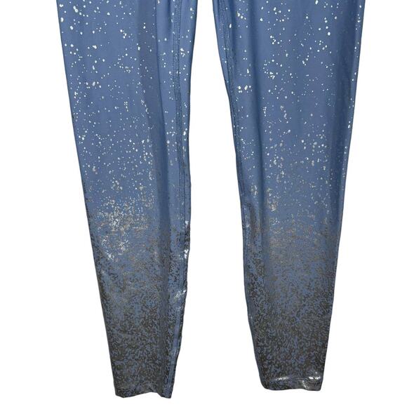 Beyond Yoga High Waist Alloy Ombre Midi Legging Serene Blue‎ Silver Small - Picture 5 of 11